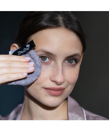 Zhu-Zhu Reusable Makeup Removing Cloths - Makeup Remover Pads - Ultra-Soft Gentle on Skin Ideal for Sensitive Skin Easy Cleaning Washable Face Pads Eco Friendly Make Up Wipes Facial Cleansing Cloth - Buy Online on GoSupps.com