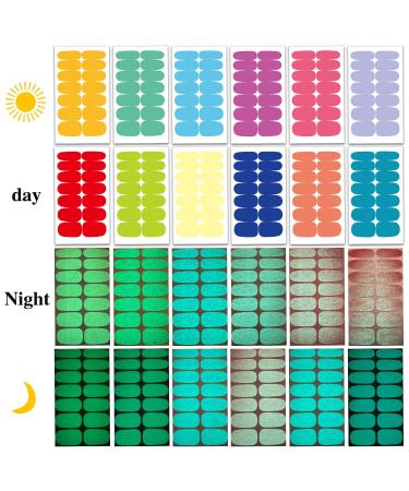 WOKOTO 12 Sheets Luminous Solid Nail Polish Strips with Nail File Self-Adhesive Glow in Dark Gel Nail Strips Stick On Nail Stickers Full Nail Wraps for Women Nail Art Polish Stickers for Nails KIT1 Luminous solid - Buy Online on GoSupps.com