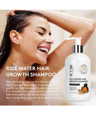 Luv Me Care Rice Water Shampoo Duo for Natural Hair Growth - 2 Pack - Buy Online on GoSupps.com