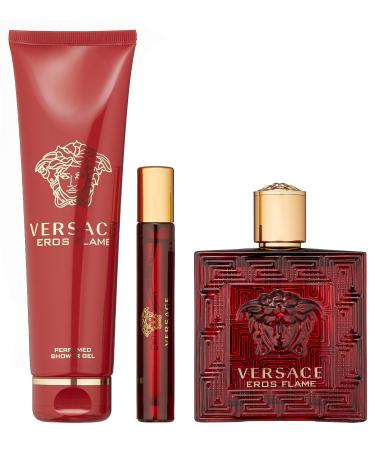 Versace Versace Eros Flame Men 3 Pc GiftSet