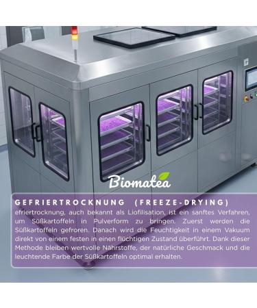 Biomatea Purple Sweet Potato Powder 100 g premium Ube Powder Purple Sweet Potato powder natural and pure without additives vegan and glutenfree potato powder - Buy Online on GoSupps.com