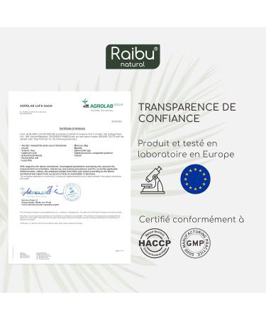 Saw Palmetto - Haute Teneur: 11000 mg de Palmier Nain par G lule (20:1) avec Graines de Courge - 120 G lules de Palmier Nain pour 4 Mois d Utilisation - V gan & Sans Additifs - Raibu - Buy Online on GoSupps.com