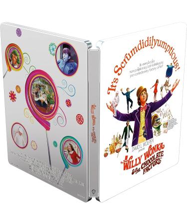 Willy Wonka & The Chocolate Factory Steelbook 4K Ultra HD 1971 Blu-ray - 2023 Release - Region Free - Buy Online on GoSupps.com