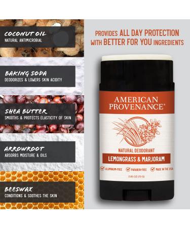 American Provenance Lavender Lemongrass & Marjoram and Rose & Jasmine Deodorant Bundle - Buy Online on GoSupps.com