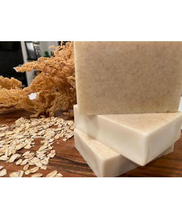 Buy Rose Oats & Shea Seamoss Soap - Nourishing Natural Cleanser for Glowing Skin | International Shipping Available - Buy Online on GoSupps.com
