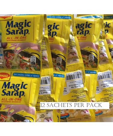 Maggi Magic Sarap All-in-One Seasoning 8g 12pc by N/A Foods by Magic Sarap Seasoning - Buy Online on GoSupps.com