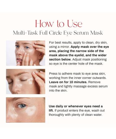 Erno Laszlo Multi-Task Eye Serum Mask - Hydrating Hydrogel Patches for Smooth Skin - Reduce Puffiness - 6 Pack - Buy Online on GoSupps.com