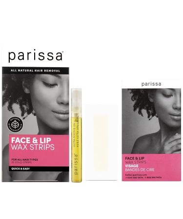 Parissa Face & Lip Wax Strips 20ct - Gentle Hair Removal Solution - Buy Online on GoSupps.com