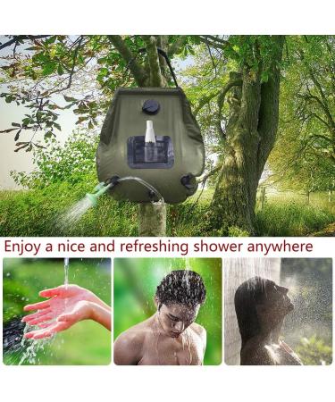 KIPIDA 5 Gallon Solar Shower Bag with Removable Hose - Perfect for Camping & Outdoor Activities - Buy Online on GoSupps.com