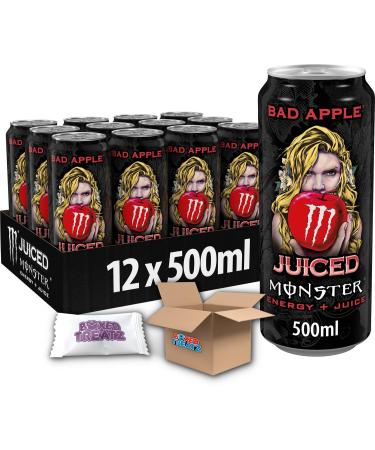 Monster Bad Apple 12x500ml | New Crisp Dry Apple Flavour Boxed Treatz