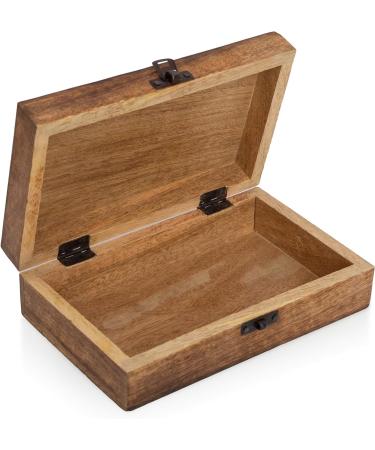 Great Birthday Gift Ideas Handmade Decorative Wooden Jewelry Box Jewelry Organizer Keepsake Box Treasure Chest Trinket Holder Watch Box Storage Box Housewarming Gifts Women - Buy Online on GoSupps.com