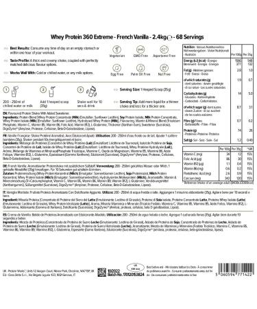 Whey Protein 360 Extreme - Premium Quality International Shipping | Best Muscle Support & Recovery - Buy Online on GoSupps.com
