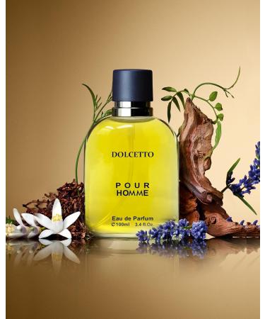 Dolcetto Pour Homme Cologne for Men Natural Spray Perfume Classic Scent Wonderful Father's Day Gift Eau De Toilette for Daily Use 3.4 Fluid Ounce Dolcetto Pour Homme 3.4 Fl Oz (Pack of 1) - Buy Online on GoSupps.com