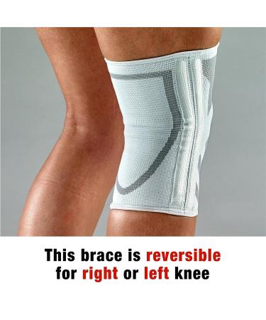 ACE Compression Knee Brace with Side Stabilizers | Mild Compression Support for Injured Knee | Breathable, Sweat-Wicking Material | Medium Size | Pack of 1 - Buy Online on GoSupps.com