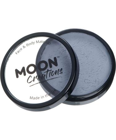 Moon Creations Pro Face & Body Makeup - Dark Grey 36g | Professional Face Painting Paint for Kids & Adults - Festivals & Halloween - Buy Online on GoSupps.com
