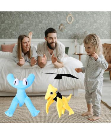 FASTEXX Rainbow Friends Plush Chapter 2 - Cyan & Yellow Soft Stuffed Toy - Cute & Funny Gift for Kids - Perfect for Playtime - Buy Online on GoSupps.com