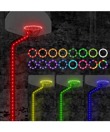Waybelive LED Basketball Hoop Lights, Remote Control Basketball Rim LED Light, 16 Color Change by Yourself, Waterproof,Super Bright to Play at Night Outdoors,Good Gift for Kids Hoop+pole Lights - Buy Online on GoSupps.com