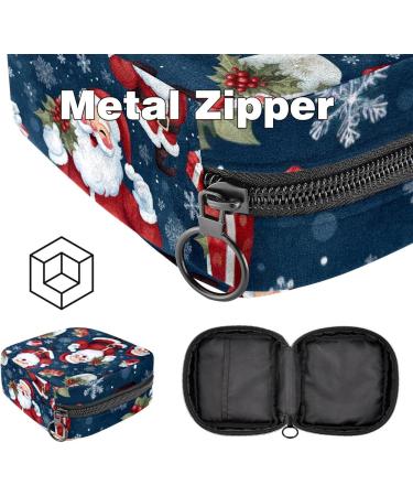 Women s Merry Christmas Bands Storage Pocket - Big Capacity Menstrual Cup & Makeup Organizer - Travel Friendly - 1 Count - Buy Online on GoSupps.com