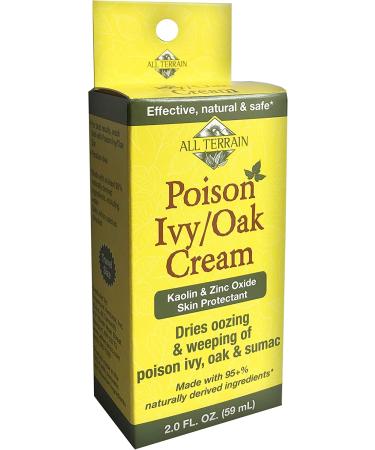 All Terrain Poison Ivy & Oak Relief Cream - Soothes Itchy Skin, 2oz - Buy Online on GoSupps.com