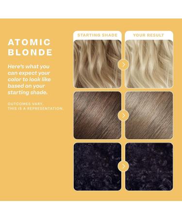 HALLY Color Cloud Foaming Hair Dye Kit - Atomic Blonde | Gentle Formula, Mess-Free Application | Long-Lasting Vibrant Results up to 25 Washes - Buy Online on GoSupps.com