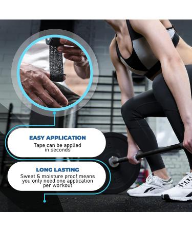 Murgs Weightlifting Thumb Tape - Premium Hook Grip Stretchy Thumb Tape for Olympic Weightlifting  Cross Training  Fit  WOD  Powerlifting - Strong Adhesive and Easy Tear 4 - Buy Online on GoSupps.com