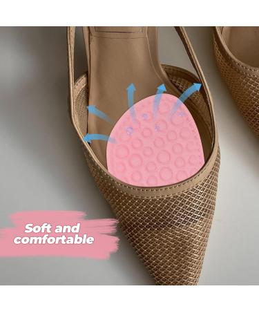Baluue Forefoot Pad for Women - Metatarsal Ball Cushions & Soft Sponge Heel Inserts for Open Toe Sandals | Comfort & Support | One Size Fits All Pink - Buy Online on GoSupps.com
