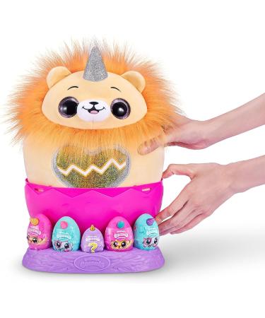 Rainbocorns Eggzania Surprise Mania Trixie the Kitten 28cm Plush - Over 20 Surprises - Collectible Stuffed Animal with Wearable Accessories - Buy Online on GoSupps.com