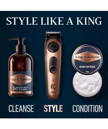 King C. Gillette Men's Beard Trimmer PRO - 40 Precision Beard Lengths - Buy Online on GoSupps.com