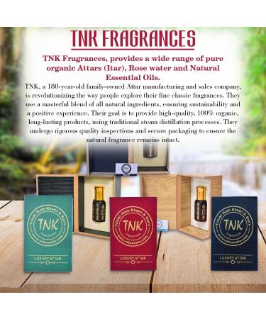 TNK Fragrances Oudh Safi Attar Perfume for Men and Women Unisex Non-Alcoholic Roll-On Scent with Long Lasting Fragrance 6ml - Buy Online on GoSupps.com