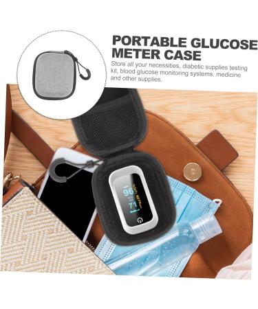 Amosfun Diabetic Storage Bag - Oxi Meter & Blood Sugar Organizer Travel Case for Insulin EVA Headphones & Medical Needs - Buy Online on GoSupps.com