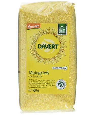 Davert corn semolina polenta gluten-free pack of 8 (8 x 500 g)
