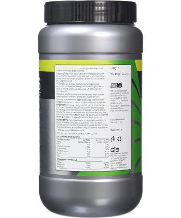 Science In Sport GO Electrolyte Powder Energy Drinks - Lemon and Lime Flavour - High Carbohydrates and Sodium - 12 Servings - 500g - Buy Online on GoSupps.com
