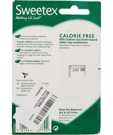 Buy Sweetex Tablets 600 Pack - Sugar-Free Sweetener for International Shipping - Buy Online on GoSupps.com