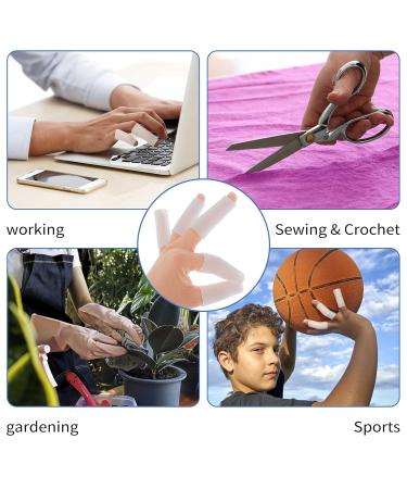 Buy Silicone Finger Sleeves - 20 Pack Gel Protectors for Arthritis Finger Pain Blisters & Calluses - Ideal for Sports Like Golf & Basketball - International Shipping Available - Buy Online on GoSupps.com