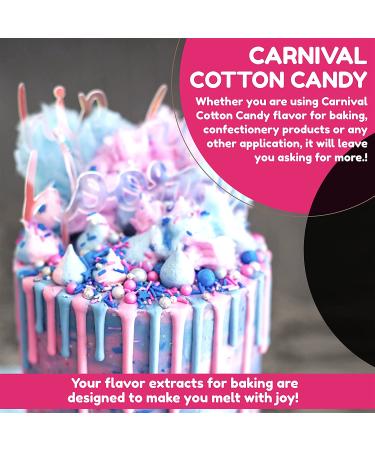 Cotton Candy Flavor Concentrate for Food  2 Oz. Water-Based Cotton Candy Flavoring for Beverages  Pastries  Gummies  & Jams in Glass Bottle  Confection & Candy Flavoring Oils by Dolce Foglia Cotton Candy 2 Oz. - Buy Online on GoSupps.com