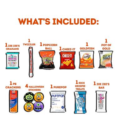 Halloween Pumpkin Candy Bucket Gift (45ct) - Spooky Snacks & Treats for Kids & Adults - Buy Online on GoSupps.com