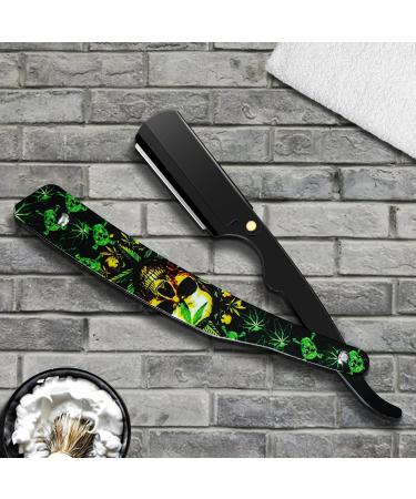 CCR Razor Men | Professional Matt Black Straight Edge Razor with Changeable Blades - Perfect for Shaving & Shaping - Buy Online on GoSupps.com