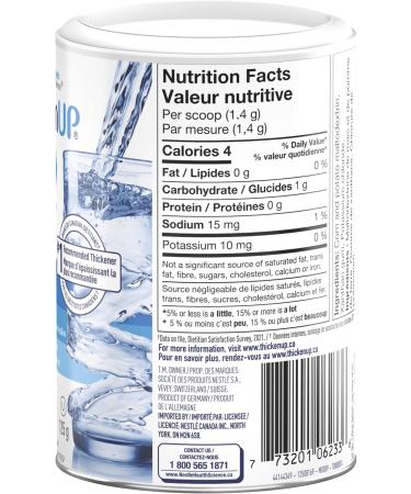 ThickenUp Clear Instant Food and Drink Thickener 125g Canister - Buy Online on GoSupps.com