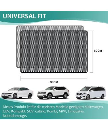 2 PCS Magnetic Car Sun Shades for Baby | One-way Perspective | Installation-free Magnetic Curtain | Rear Side Window Back Seat | 2pcs - Buy Online on GoSupps.com