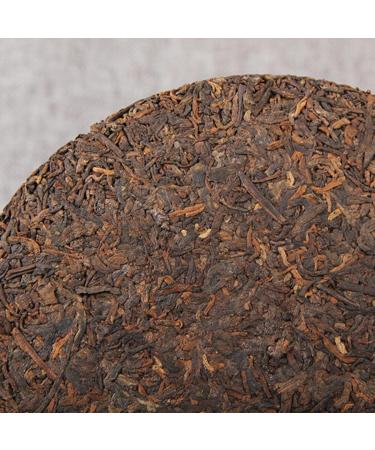 HQZM Old Fermented Classic Puer Ripe Tea Cake 357g Yunnan Menghai Old Tree Pure Material - Buy Online on GoSupps.com