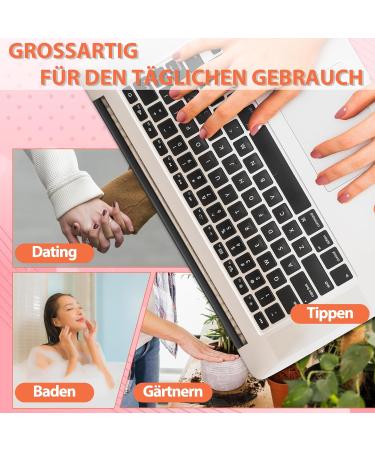 Shop Mrcuvaryas Almond Press on Nails - White Glossy French Short Fake Nails | 24 Sheer Artificial Fingernails for Women - Buy Online on GoSupps.com