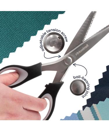 JubileeYarn Professional Grade Pinking Shears - 9.5 Serrated Stainless Steel - Pink & Grey - 1 Pair 1 Pair 9.5 Pink & Grey - Buy Online on GoSupps.com