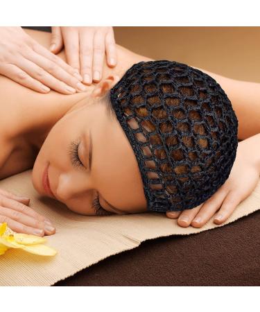 9 Piece Mesh Crochet Hair Net Snood Hat Set for Women- Black Pink | Hair Cover for Sleeping and Styling - Buy Online on GoSupps.com