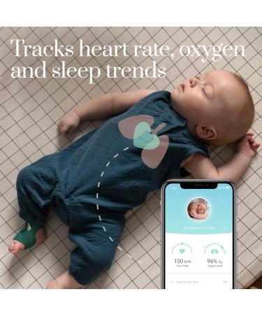 Owlet Smart Sock 3 + Cam 2 Baby Monitor - HD Video, Night Vision, Heart Rate & Oxygen Tracking - Deep Sea Green - Buy Online on GoSupps.com