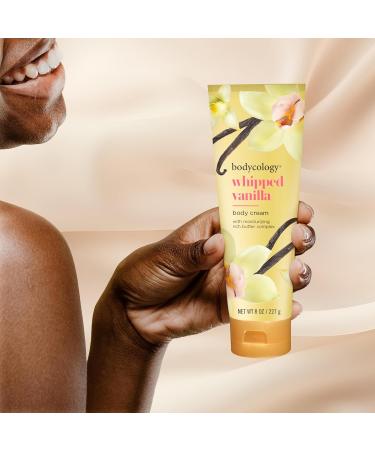 Bodycology Shea Butter Body Cream Whipped Vanilla 8 oz Whipped Vanilla 8 Ounce (Pack of 1) - Buy Online on GoSupps.com
