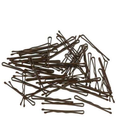 Buy HAARallerliebst 50 Mini Hair Clips & Bobby Pins - Brown 3.4cm in Pink Box | International Shipping Available - Buy Online on GoSupps.com