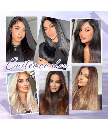 Halo Hair Extensions 16 Natural Black | Real Human Hair Invisible Wire Hairpiece for Women - Buy Online on GoSupps.com