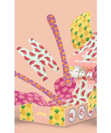 Wild Stripes Plaster Set - 20 Water-Resistant Finger Flexi Plasters | Skin-Friendly & Ergonomic - 24h Protection for Water Festivals & Wounds - Buy Online on GoSupps.com