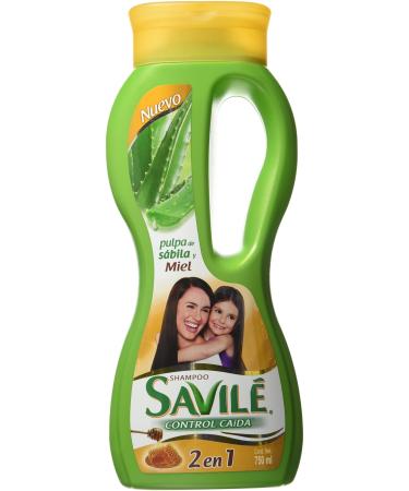 Savile Shampoo Control Caida 2 En 1 pulpa de Sabila Y Miel (Aloe & Honey)