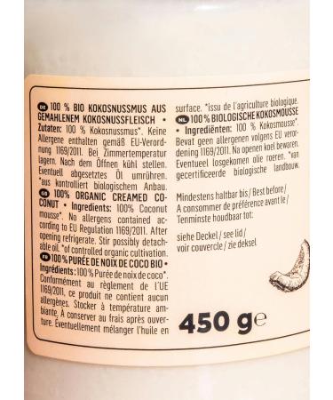 KoRo - Organic coconut puree 6 x 450g - Buy Online on GoSupps.com